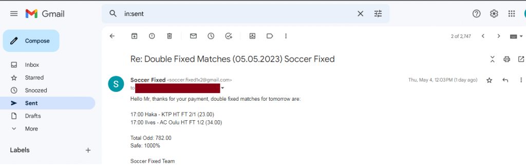 Fixed Matches Insider Tipster
