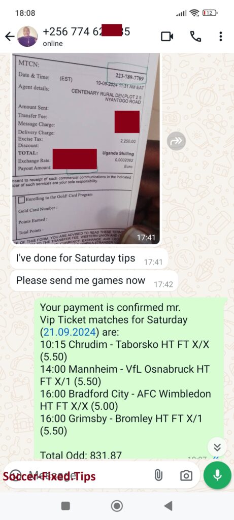 Ticket Fixed Matches Tips 1×2