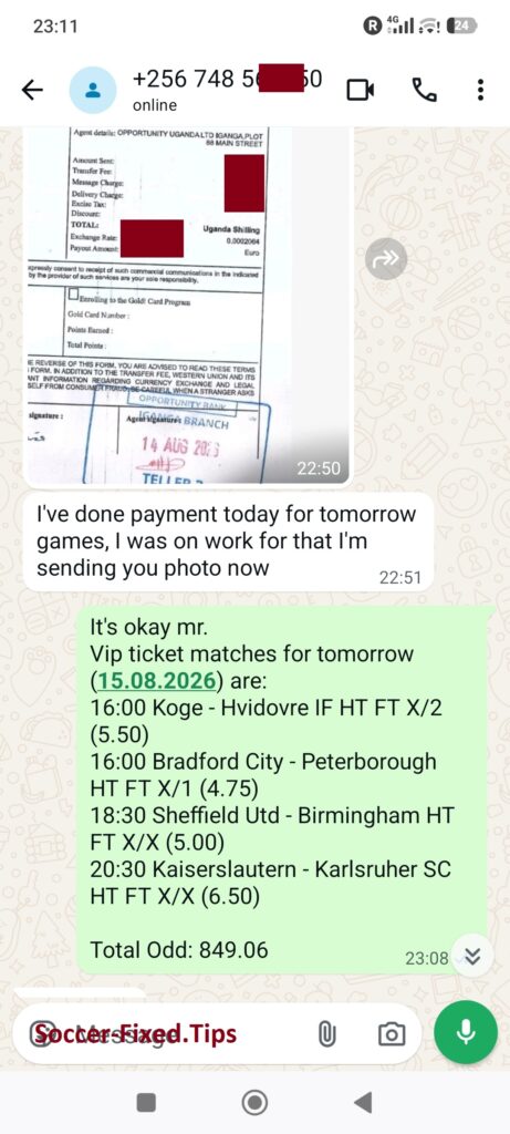 fixed matches vip tips and analysis