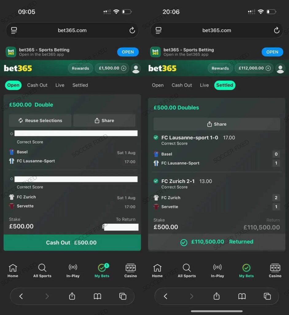 high accuracy fixed matches