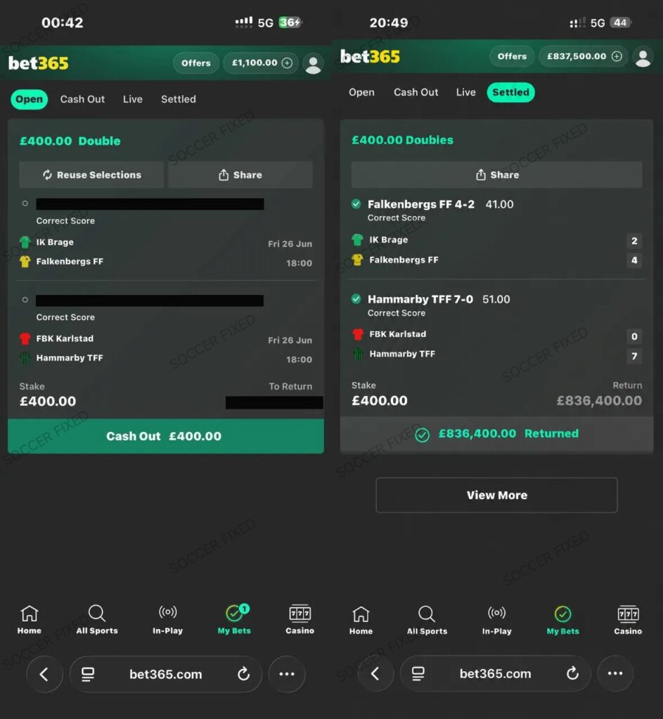 sweden fixed matches