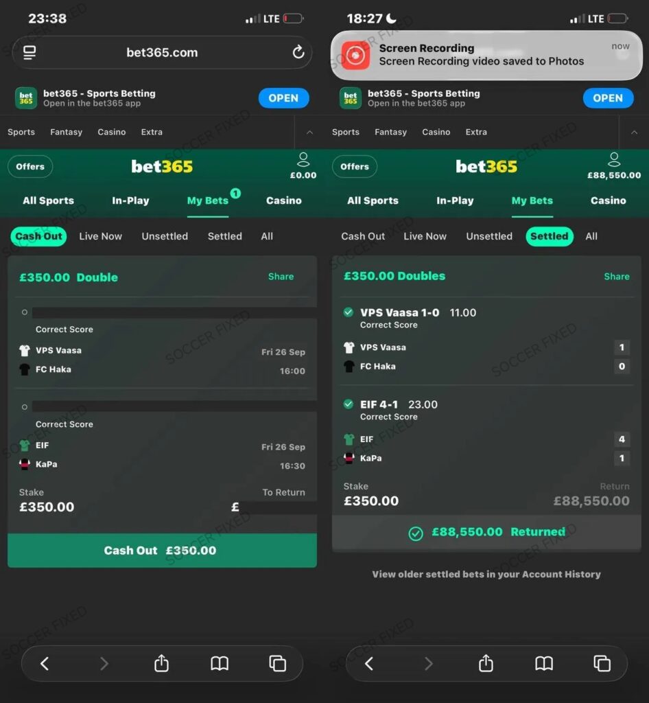 Fixed Matches Confirmed Forecasts, 100% Safe Fixed Matches HT/FT, Weekend Fixed Matches