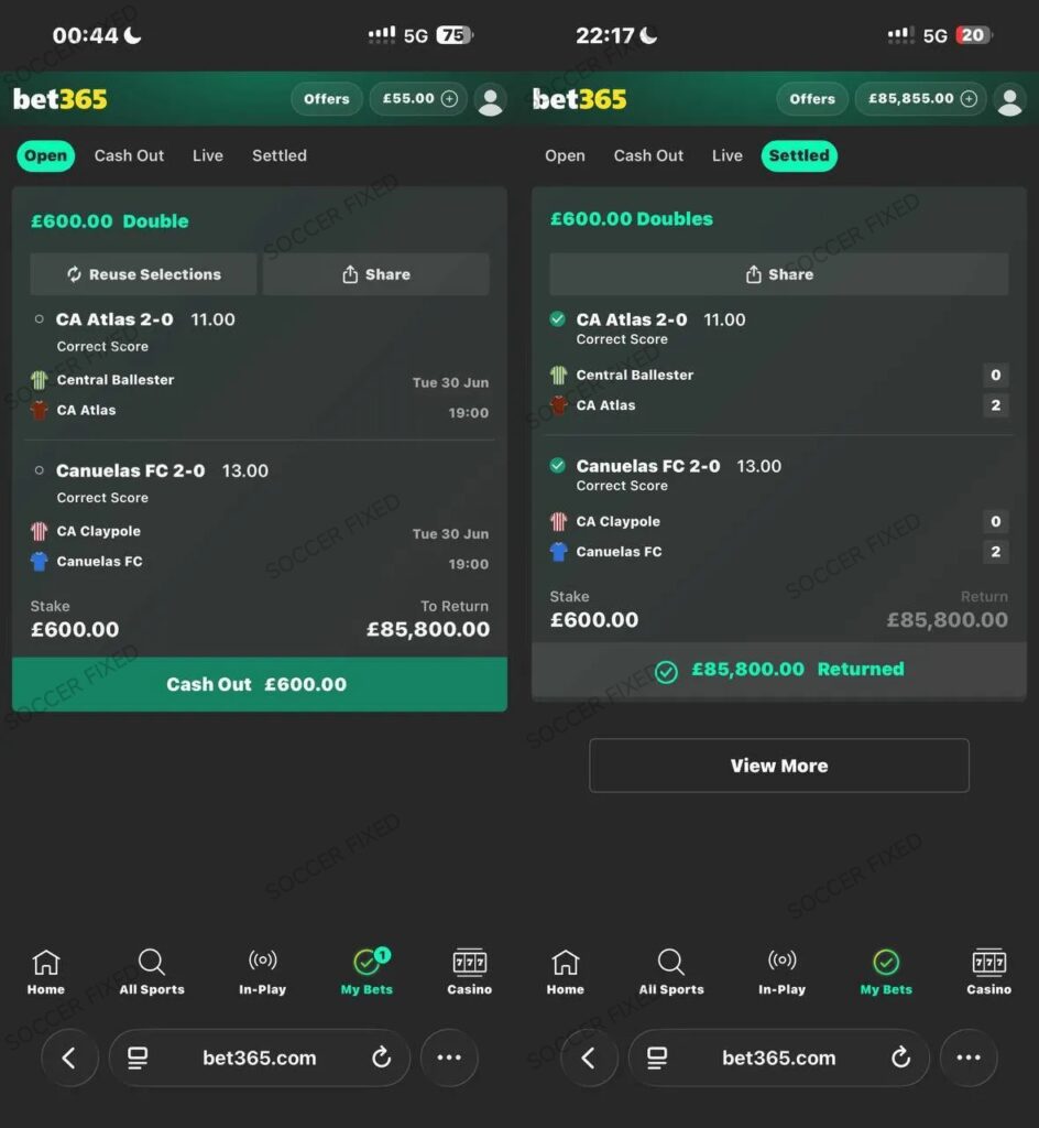 best fixed matches today