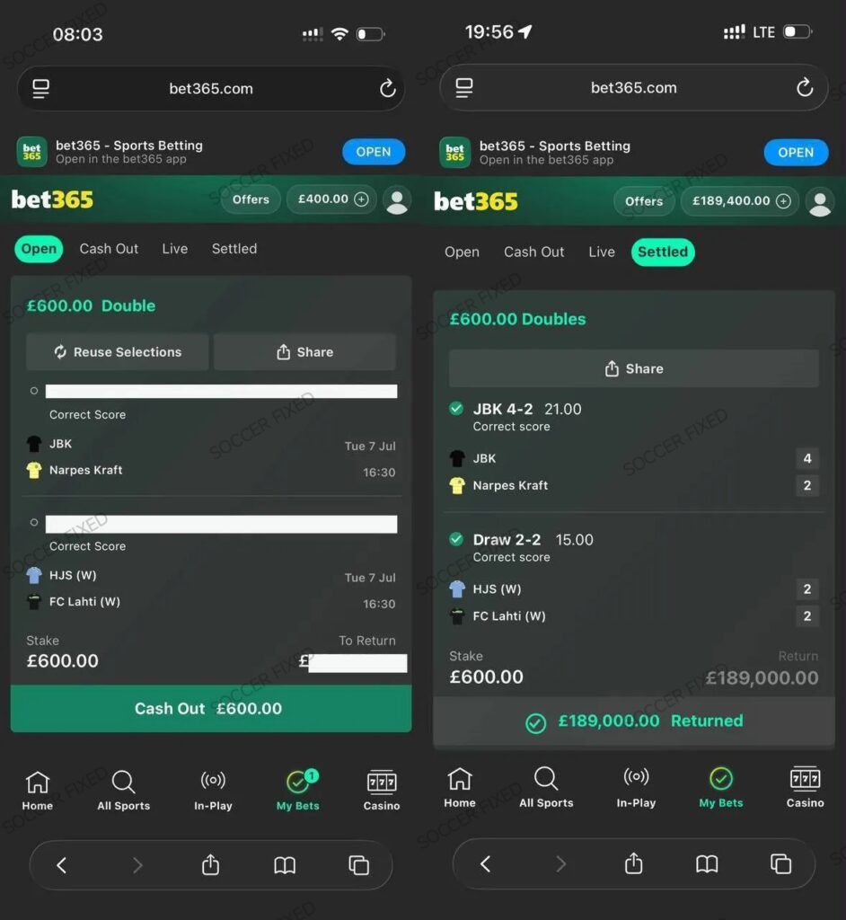 soccer fixed games