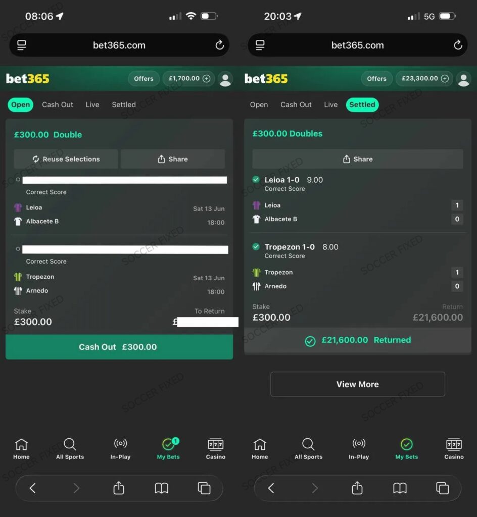 safe fixed matches today