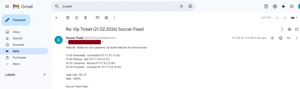 vip fixed matches package, premium fixed matches subscription, private fixed matches betting tips, Four Fixed Games Ticket