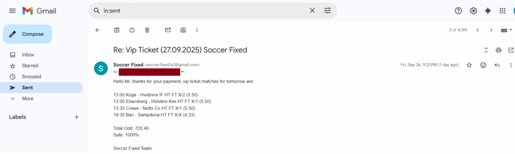 Fixed Matches Of The Day, Ticket Fixed Bets 1×2 Tips, Football Fixed Matches – VIP Ticket & HT/FT Bets