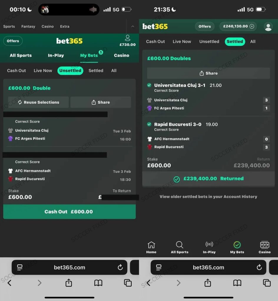 Today Fixed Sure Win, Double Fixed Matches Half Time Full Time Fixed Matches Big Odds